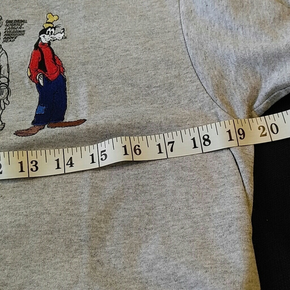 Goofy Gray T-shirt Adult M - Picture 4 of 5